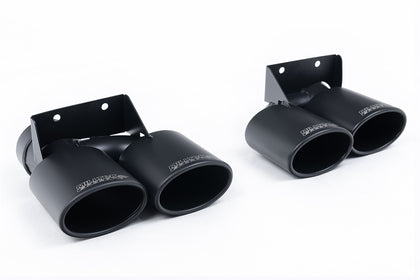 Milltek cat-back udstødning til Volkswagen Golf Mk7.5 R Stationcar / Variant 2.0 TSI 310PS, ikke-resoneret, sorte tips – billede 3