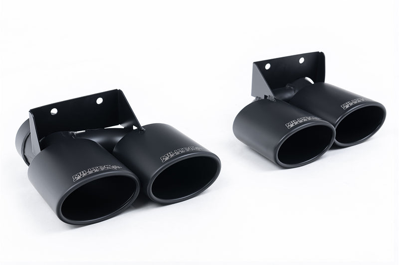 Milltek cat-back udstødning til Volkswagen Golf Mk7.5 R Stationcar / Variant 2.0 TSI 310PS, ikke-resoneret, sorte tips – billede 3