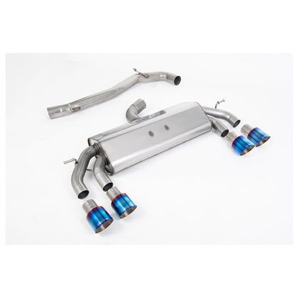 Milltek cat-back udstødning til Volkswagen Golf Mk7.5 R 2.0 TSI 310PS, race – billede 2
