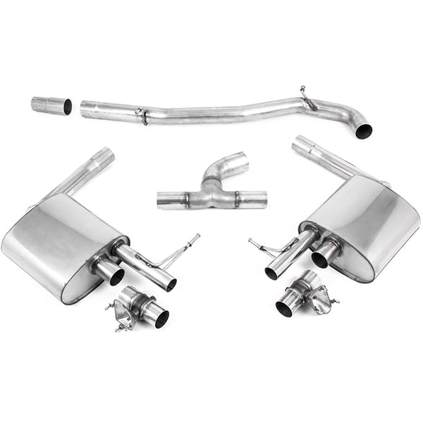 Milltek Cat-back udstødningssystem i rustfrit stål til Volkswagen Arteon 2.0TSI 280PS 4Motion, non OPF/GPF modeller, komplet sæt