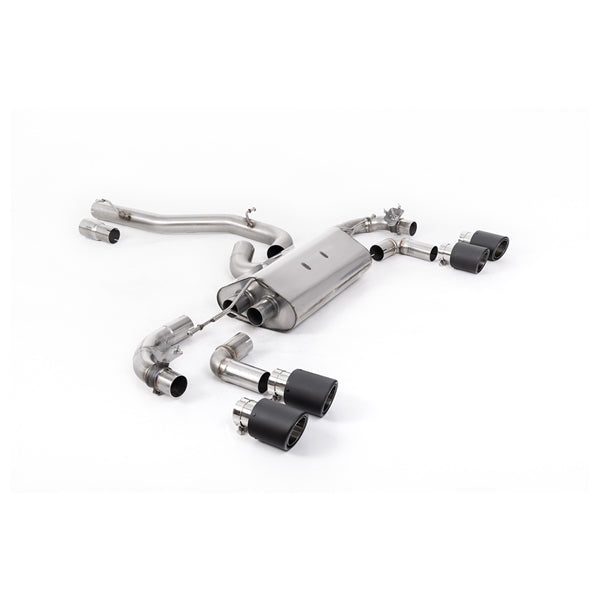 Milltek Cat-back Volkswagen Golf Mk7.5 R 2.0 TSI 300PS (Non-GPF Equipped Models Only) - 80mm Race Systems