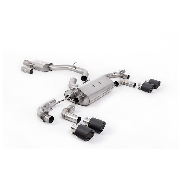 Milltek Cat-back Volkswagen Golf Mk7.5 R 2.0 TSI 300PS (GPF Equipped Models Only) - 80mm Race Systems