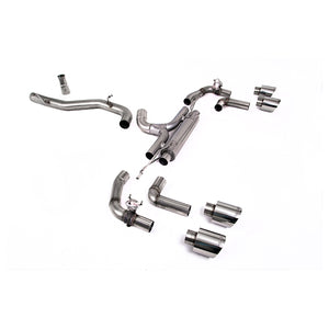 Milltek cat-back udstødning til Volkswagen Golf Mk8 R 2.0 TSI 320PS, race – billede 2