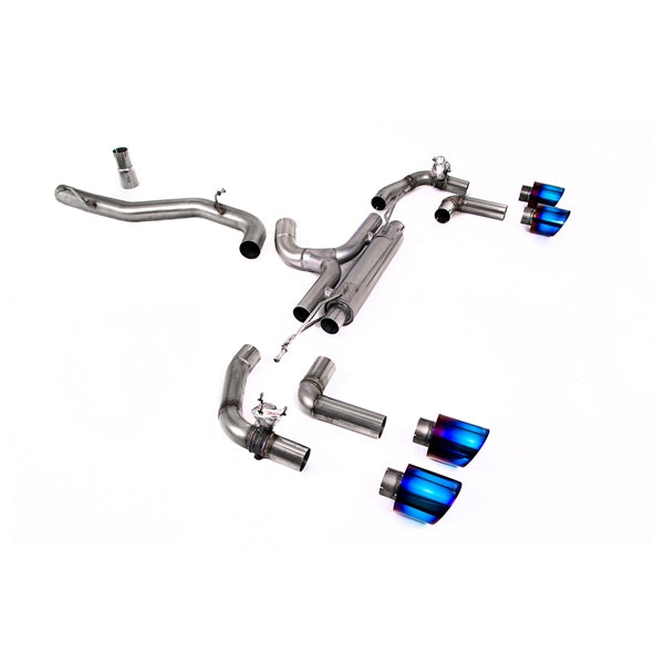 Milltek cat-back udstødning til Volkswagen Golf Mk8 R 2.0 TSI 320PS, race – billede 2