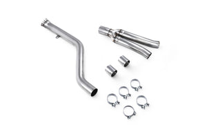 Scorpion GPF delete-rør til Toyota Supra A90 3.0T, set ovenfra