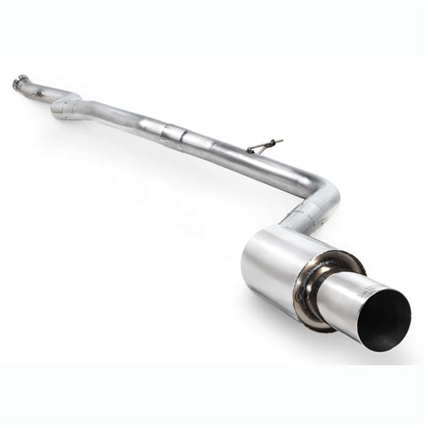 Scorpion cat-back udstødning til Toyota Supra A90 3.0T, set skråt bagfra