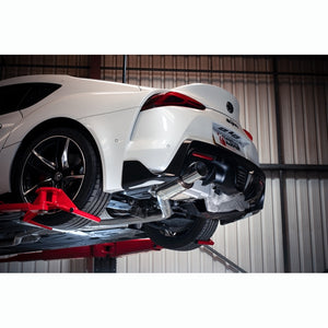 Scorpion cat-back udstødning til Toyota Supra A90 3.0T, set fra siden