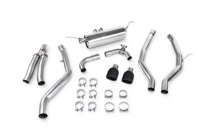 Scorpion cat-back udstødning til 3.0T Non-GPF (ROW), Daytona Ceramic, kit-top