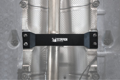 Scorpion monteringsdel til VW Golf MK6 GTI/GTD og Scirocco R, set nedefra