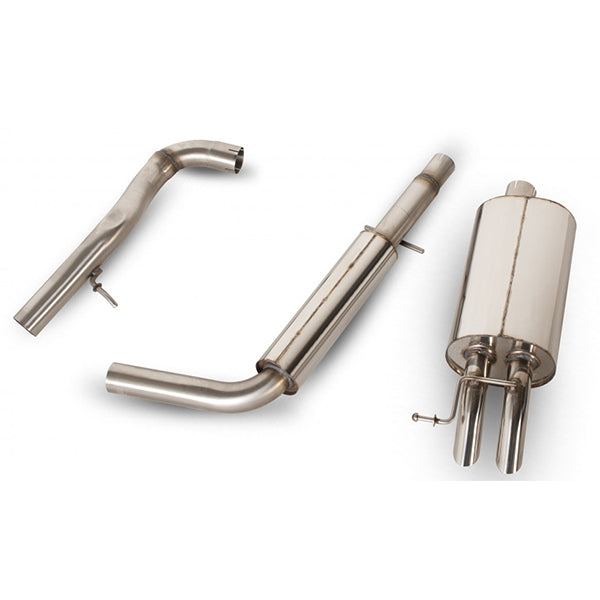 Scorpion Resonated CAT-Back System - VW MK4 Golf (Excl 2.3 V5 & R32) - Discrete (Twin)
