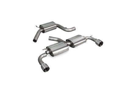 Scorpion cat-back udstødning til VW MK6 Golf GTI – resoneret, Daytona, kit_top