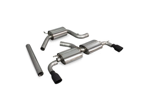 Scorpion cat-back udstødning til VW Scirocco R – resoneret, Daytona Ceramic, kit_top