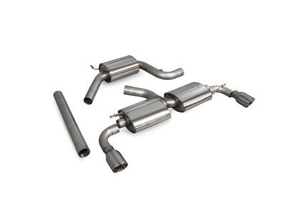 Scorpion cat-back udstødning til VW Scirocco R – resoneret, Daytona, kit_top