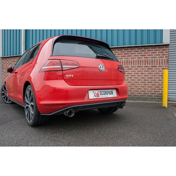 Scorpion Resonated Cat-Back System - VW MK7 Golf GTI (Including Clubsport & Clubsport S) - Daytona
