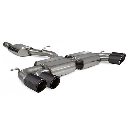 Scorpion Resonated Cat-Back System With Electronic No Valves - VW MK7 Golf R (Pre Facelift) - Ascari