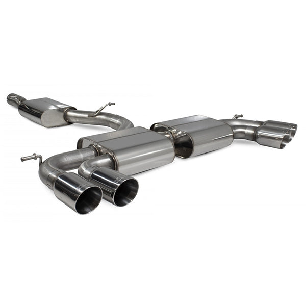 Scorpion Resonated Cat-Back System With Electronic No Valves - VW MK7 Golf R (Pre Facelift) - Daytona