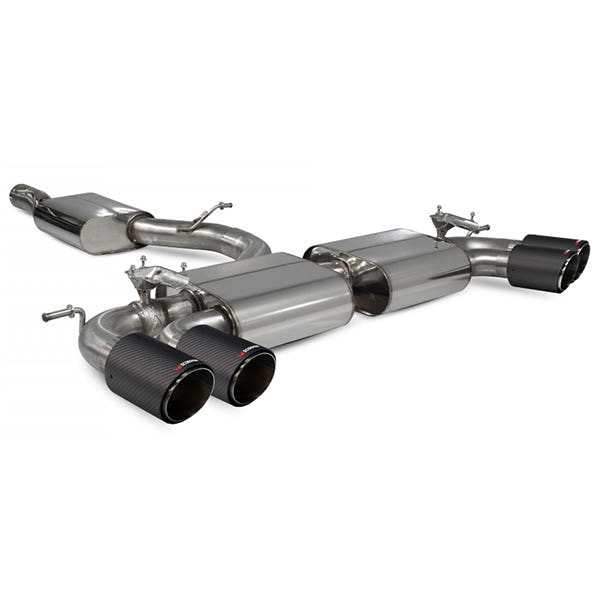 Scorpion Resonated Cat-Back System With Electronic Valves - VW MK7 Golf R (Pre Facelift) - Ascari