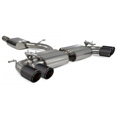 Scorpion Resonated Cat-Back System With Electronic Valves - VW MK7 Golf R (Pre Facelift) - Ascari