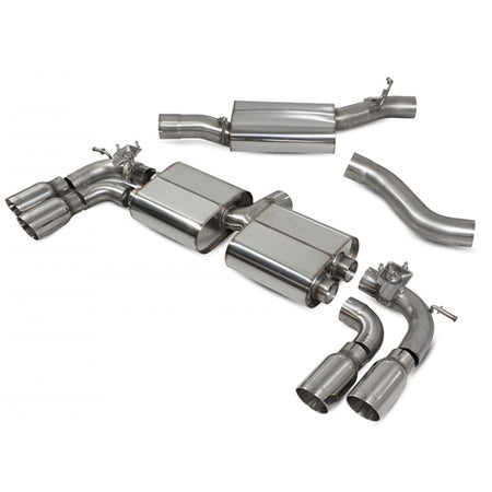 Scorpion Resonated Cat-Back System With Electronic Valves - VW MK7 Golf R (Pre Facelift) - Daytona
