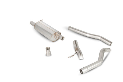Scorpion cat-back udstødning til VW T5 Transporter – resoneret, Discrete, kit_top