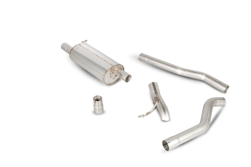 Scorpion cat-back udstødning til VW T5 Transporter – resoneret, Discrete, kit_top