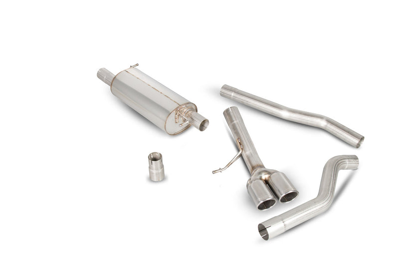 Scorpion cat-back udstødning til VW T5 Transporter – resoneret, Monaco (Twin), kit_top