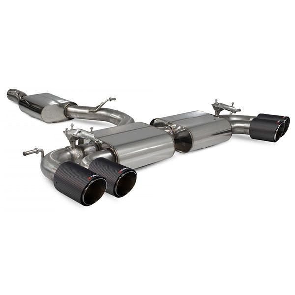 Scorpion Resonated Cat/GPF Back System & Electronic Valves - VW MK7.5 Golf R - Ascari