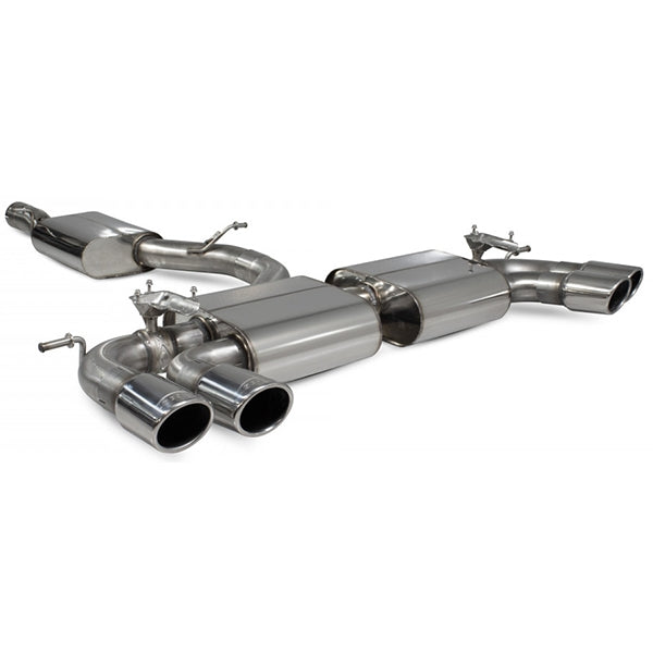 Scorpion Resonated Cat/GPF Back System & Electronic Valves - VW MK7.5 Golf R - Monaco