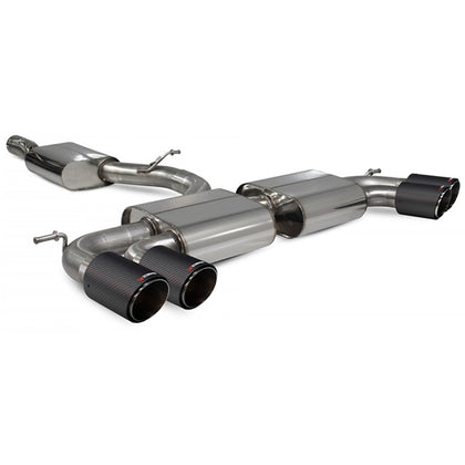 Scorpion Resonated Cat/GPF Back System Non Valved - VW MK7.5 Golf R - Ascari