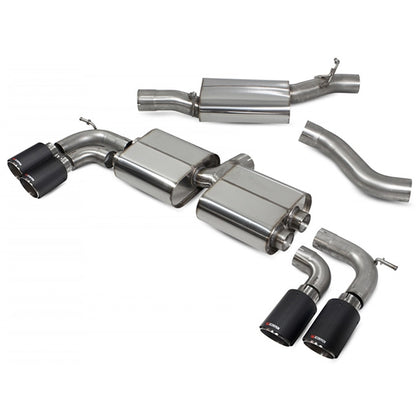 Scorpion Resonated Cat/GPF Back System Non Valved - VW MK7.5 Golf R - Ascari