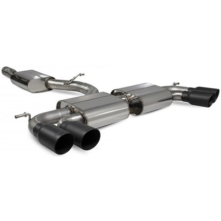 Scorpion Resonated Cat/GPF Back System Non Valved - VW MK7.5 Golf R - Daytona Ceramic
