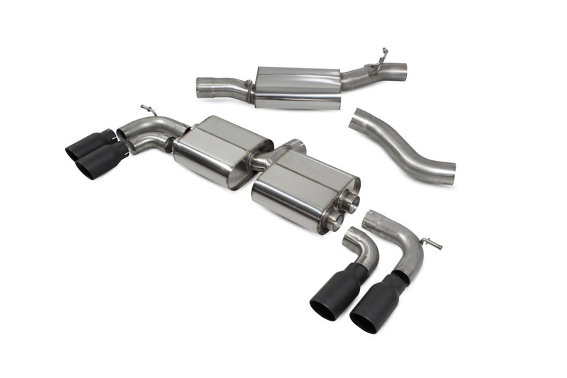 Scorpion GPF-back udstødning til VW MK7.5 Golf R – resoneret, Daytona Ceramic, kit_top