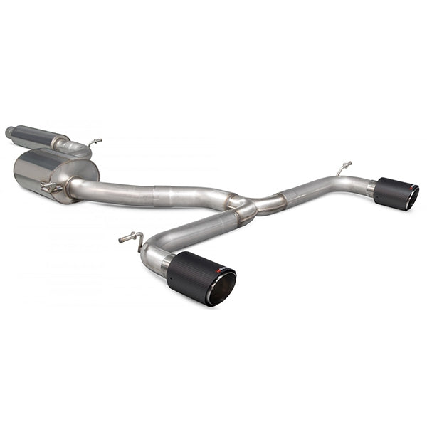Scorpion Resonated Cat-Back System - VW MK7.5 Golf GTI (Non-GPF Model) - Daytona Ceramic