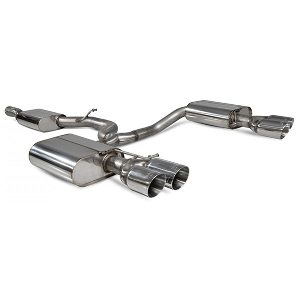 Scorpion Resonated Cat-Back System - VW MK7.5 Golf Estate R - Daytona (Quad)