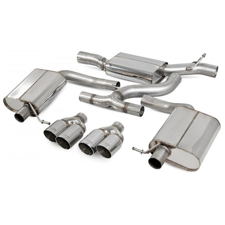 Scorpion Resonated Cat-Back System - VW MK7.5 Golf Estate R - Daytona (Quad)