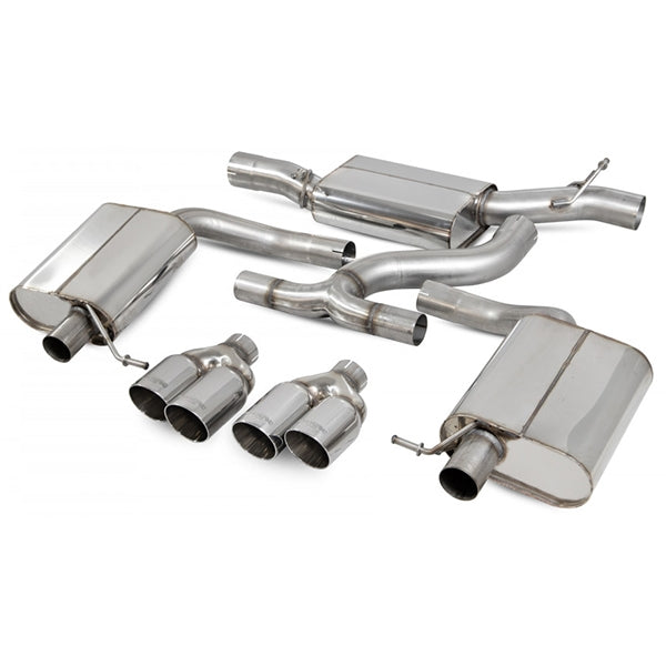 Scorpion Resonated Cat-Back System - VW MK7.5 Golf Estate R - Daytona (Quad)
