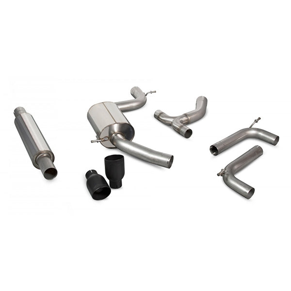 Scorpion Resonated GPF-Back System - VW MK7.5 Golf GTI (TCR & GPF Models) - Daytona Ceramic