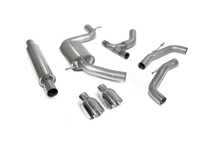 Scorpion GPF-back udstødning til VW MK8 Golf GTI – resoneret, Daytona, kit_top