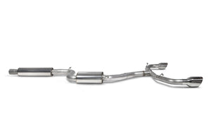 Scorpion GPF-back udstødning til VW MK8 Golf GTI – resoneret, Daytona, set fra siden