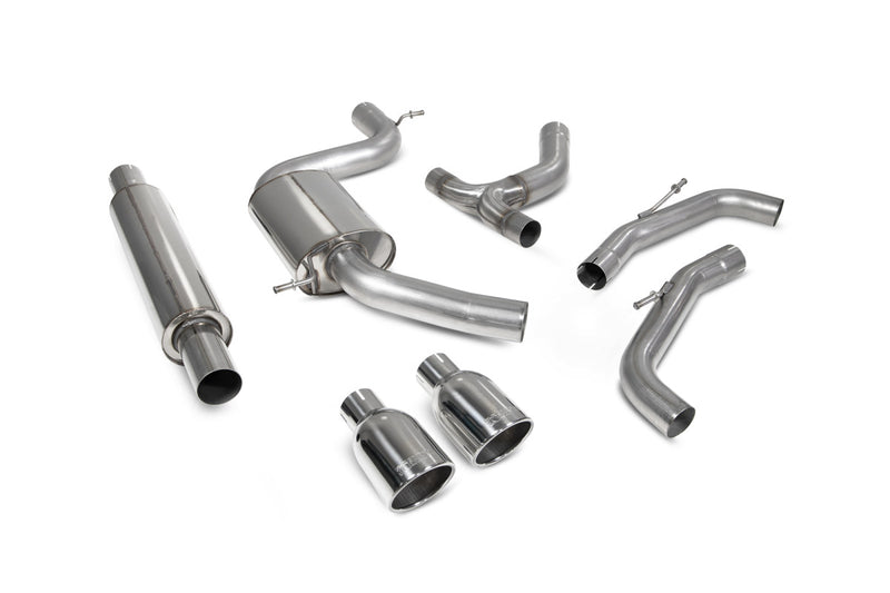 Scorpion GPF-back udstødning til VW MK8 Golf GTI – resoneret, Indy, kit_top