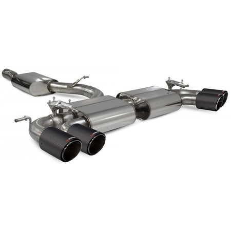 Scorpion Resonated Cat/GPF Back System & Electronic Valves - VW MK8 Golf R - Ascari
