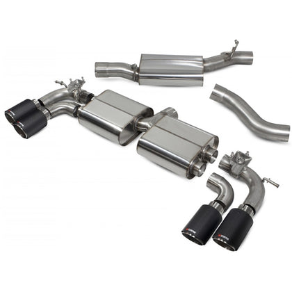 Scorpion Resonated Cat/GPF Back System & Electronic Valves - VW MK8 Golf R - Ascari