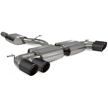Scorpion Resonated Cat/GPF Back System & Non Valved - VW MK8 Golf R - Ascari