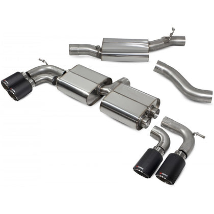Scorpion Resonated Cat/GPF Back System & Non Valved - VW MK8 Golf R - Ascari