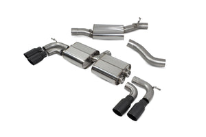Scorpion GPF-back udstødning til VW MK8 Golf R – resoneret, Daytona Ceramic, kit_top