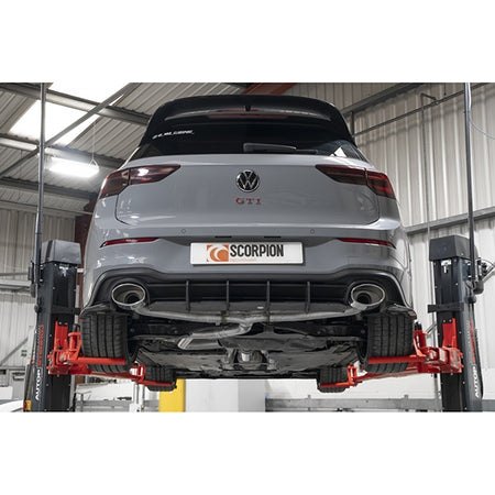 Scorpion Resonated Predator GPF-Back System - VW MK8 Golf GTI Clubsport - EVO