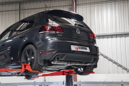 Scorpion cat-back udstødning til VW MK6 Golf GTI – resoneret, Ascari, set fra siden