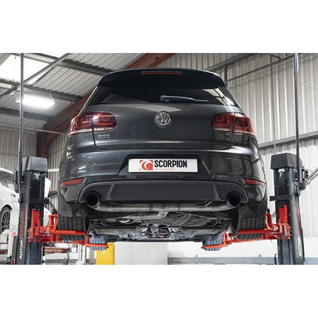 Scorpion Resonated Predator Cat-Back System - VW MK6 Golf GTI - Daytona Ceramic
