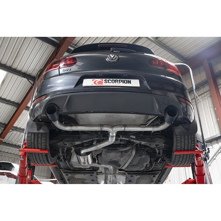 Scorpion Resonated Predator Cat-Back System - VW MK6 Golf GTI - Daytona Ceramic