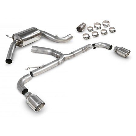 Scorpion Resonated Predator Cat-Back System - VW MK6 Golf GTI - Daytona